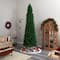12ft. Pre-Lit Slim Green Mountain Pine Artificial Christmas Tree, Clear LED Lights